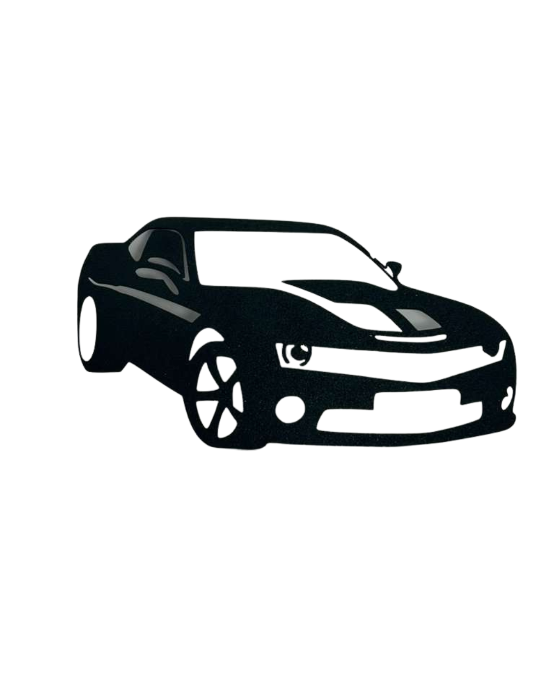 Muscle Car Silhouette Wall Art | 3D Printed Garage Decor | Modern Automotive Wall Piece