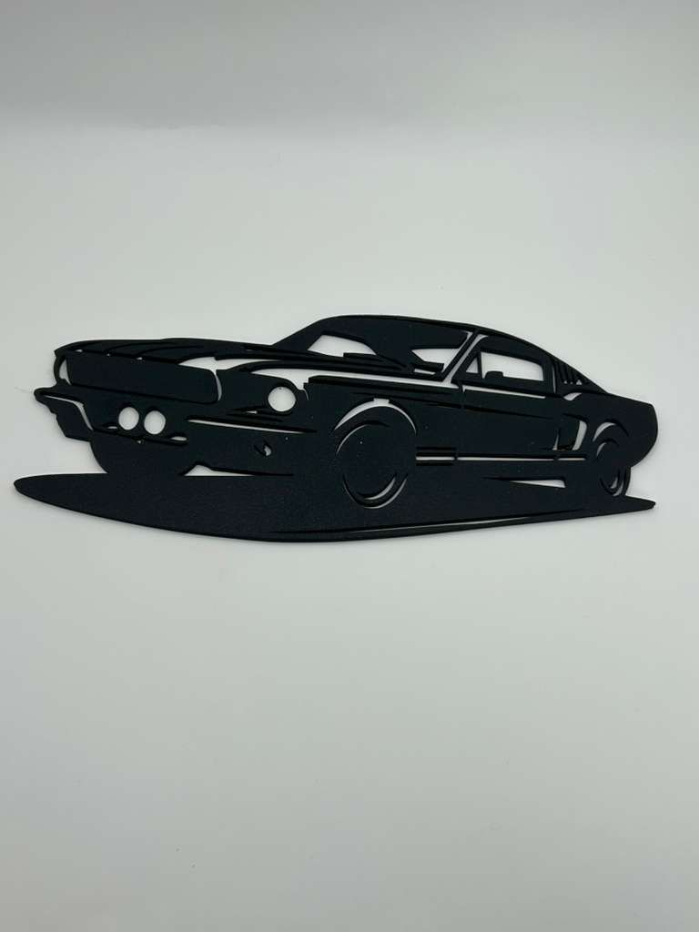 Custom Car Silhouette Wall Art | 3D Printed Garage Decor | Personalized Car Outline