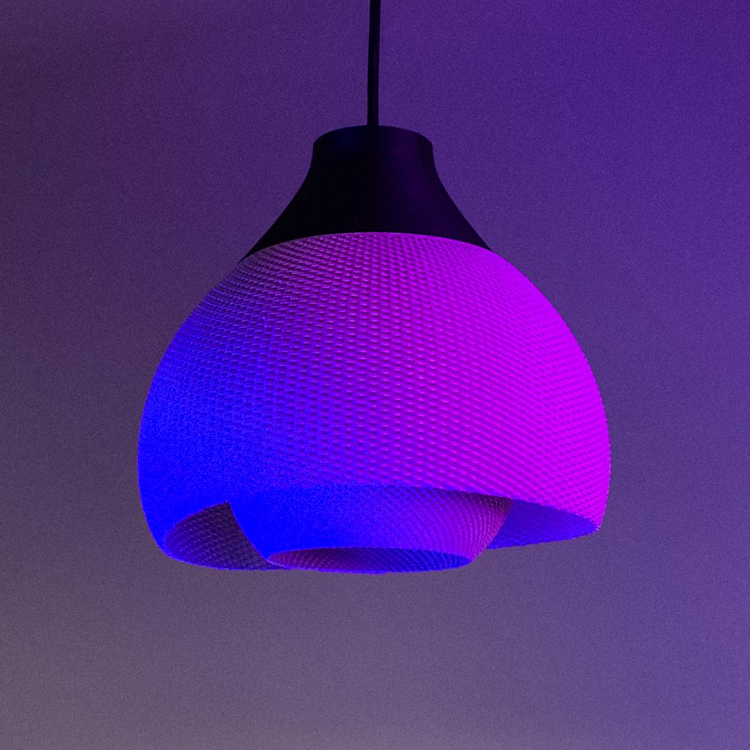 FIORE – Plug-In Sculptural Pendant Lamp | Floral Modern Hanging Light by Lunfardo