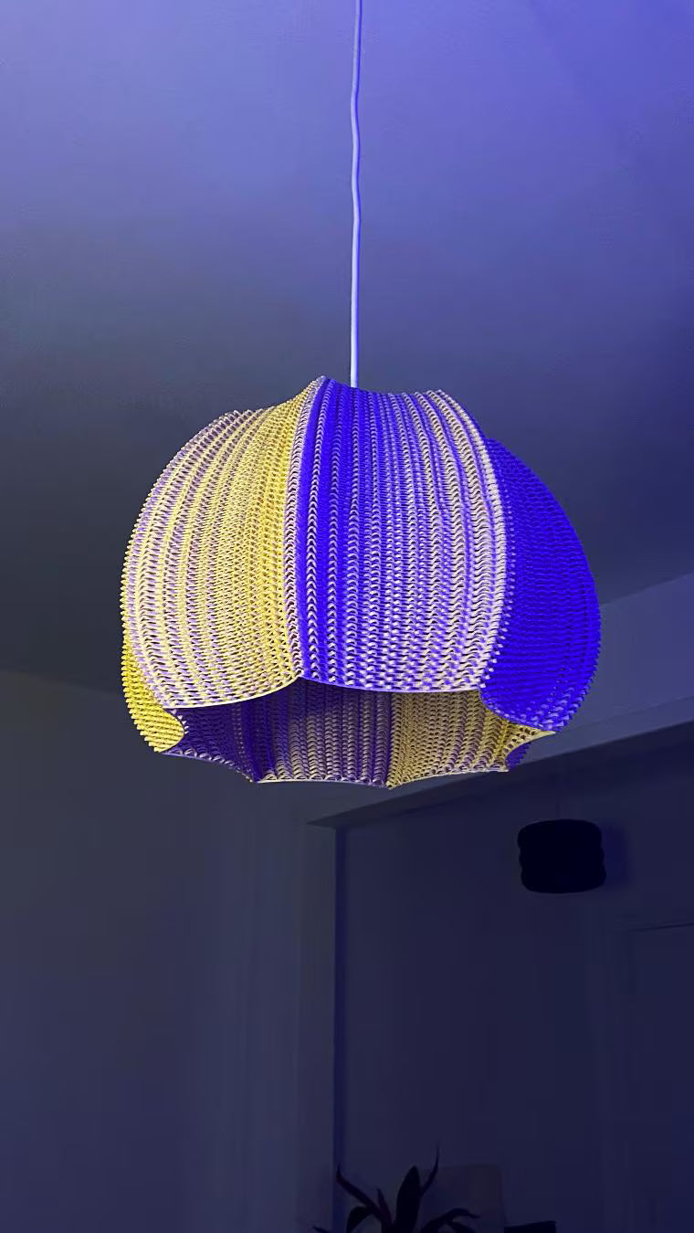 MARISA – Sculptural Pendant Shade with Plug-In Option | by Lunfardo