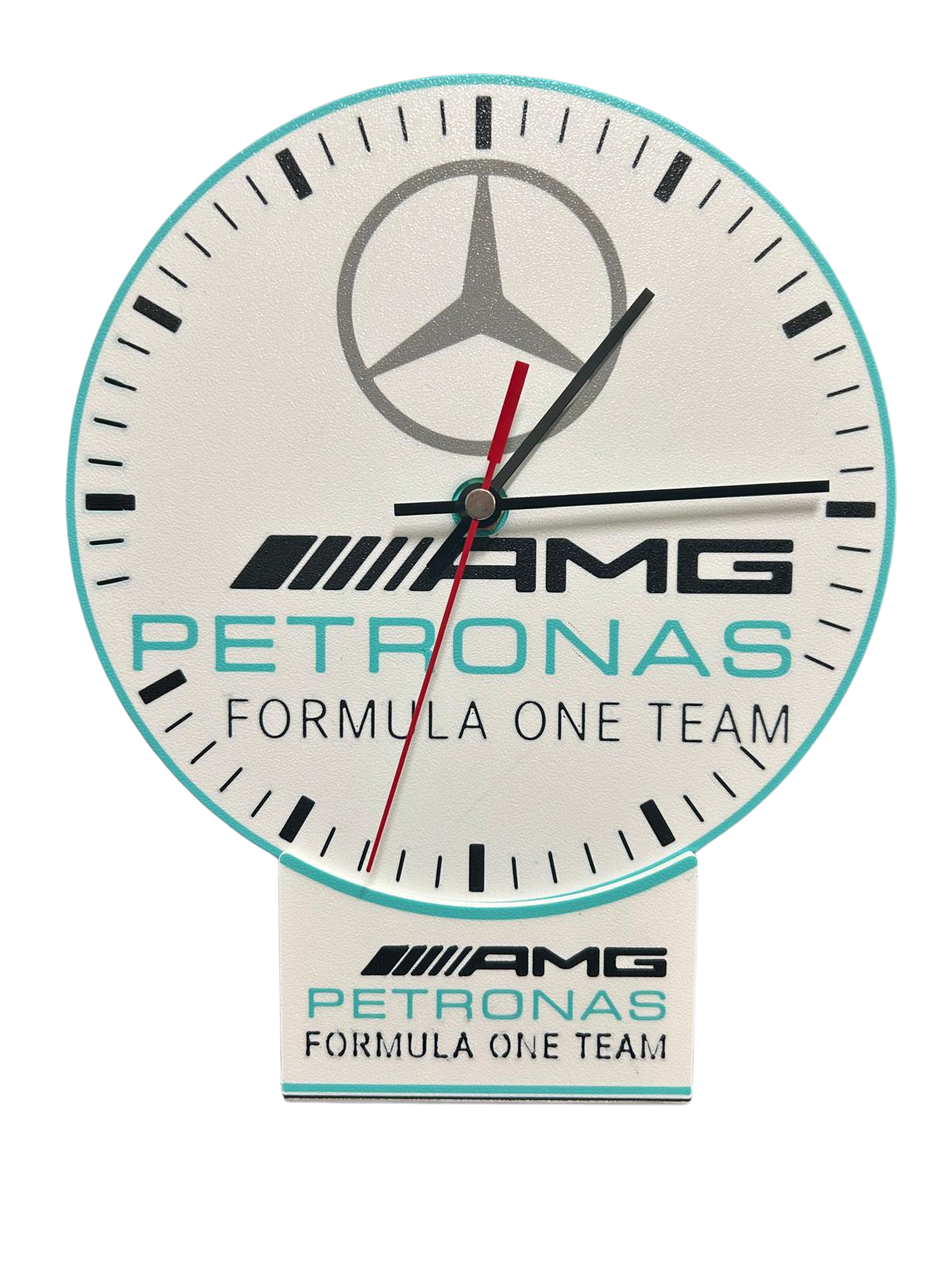 Formula-Style Racing Wall Clock – 3D Printed Motorsport Wall Decor ...
