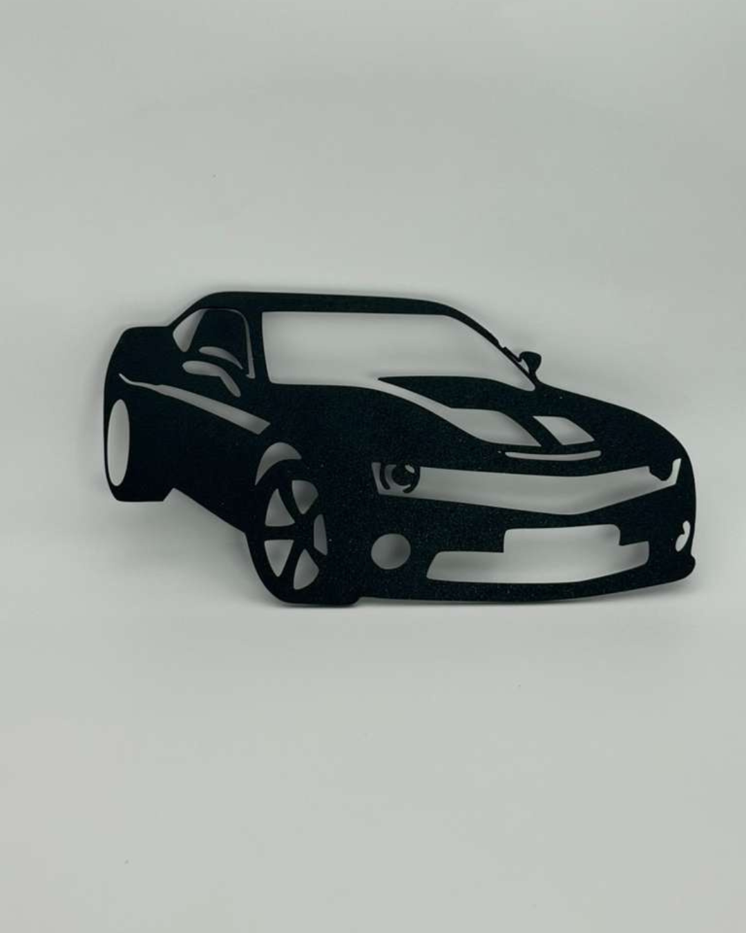 Muscle Car Silhouette Wall Art | 3D Printed Garage Decor | Modern Automotive Wall Piece