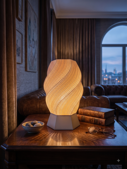 Table Lamp — Spiral Mesh, Plug-In | JOSEFINA by Lunfardo