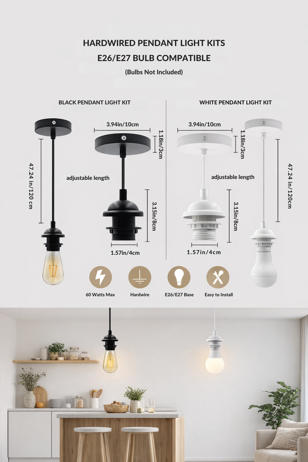 CALA — Hardwired Pendant Lamp | Sculptural Modern Hanging Light by Lunfardo