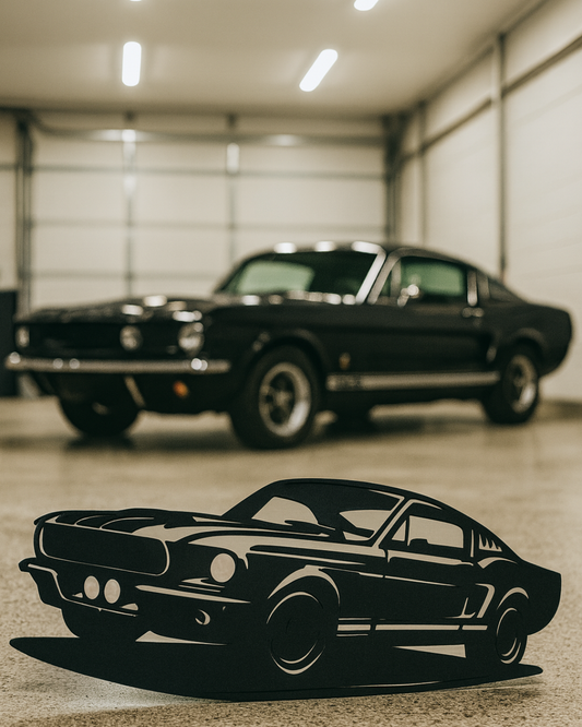 Custom Car Silhouette Wall Art | 3D Printed Garage Decor | Personalized Car Outline