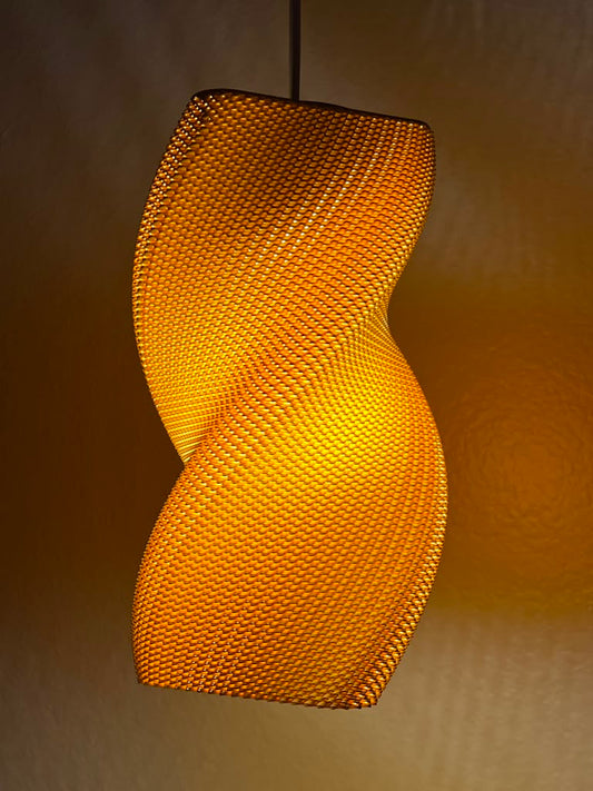 Hanging Lamp — Geometric Mesh Pendant Light | VECTOR by Lunfardo