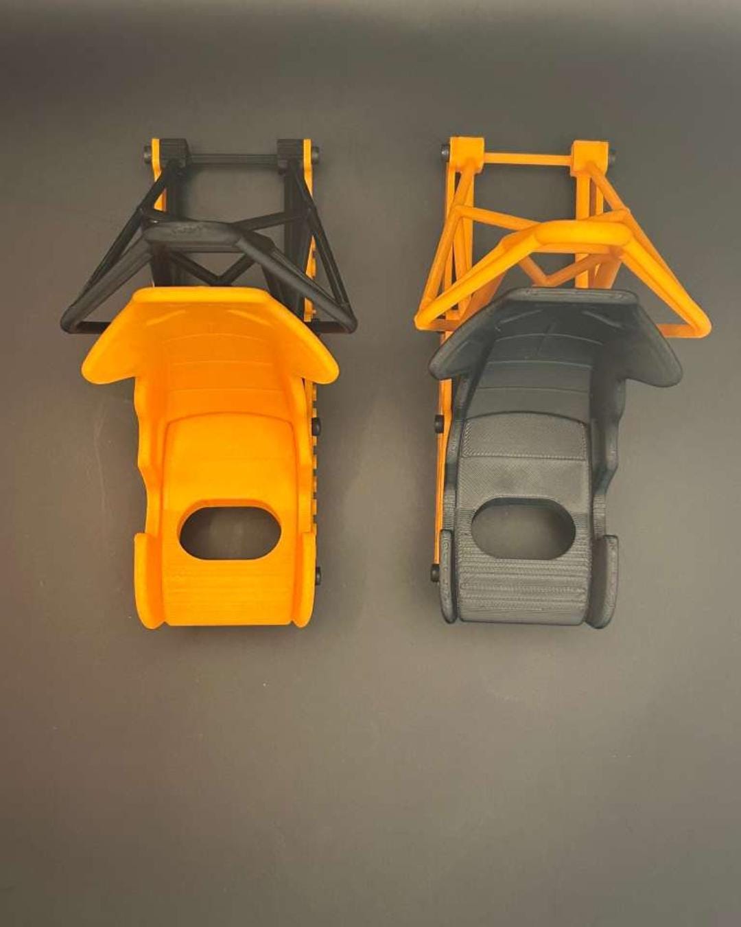 Racing Seat Phone Stand & Business Card Holder | 3D Printed Desk Organizer for Gearheads