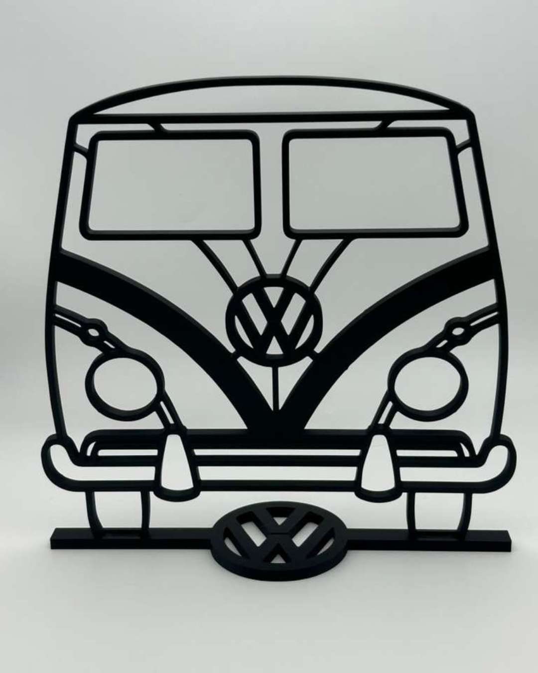 Van Front View Desk/Wall Art | Custom Car Garage Decor | 3D Printed PLA Silhouette