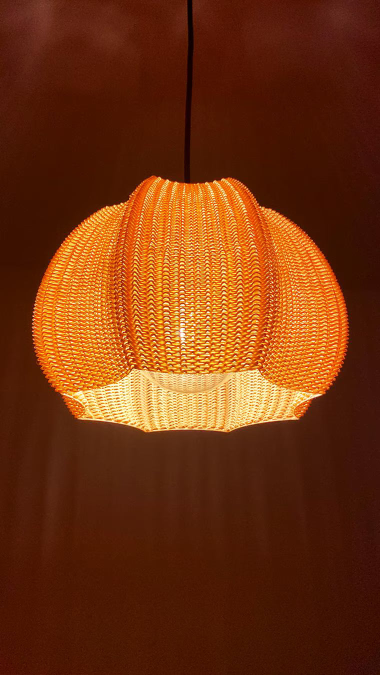 MARISA – Sculptural Pendant Shade with Plug-In Option | by Lunfardo