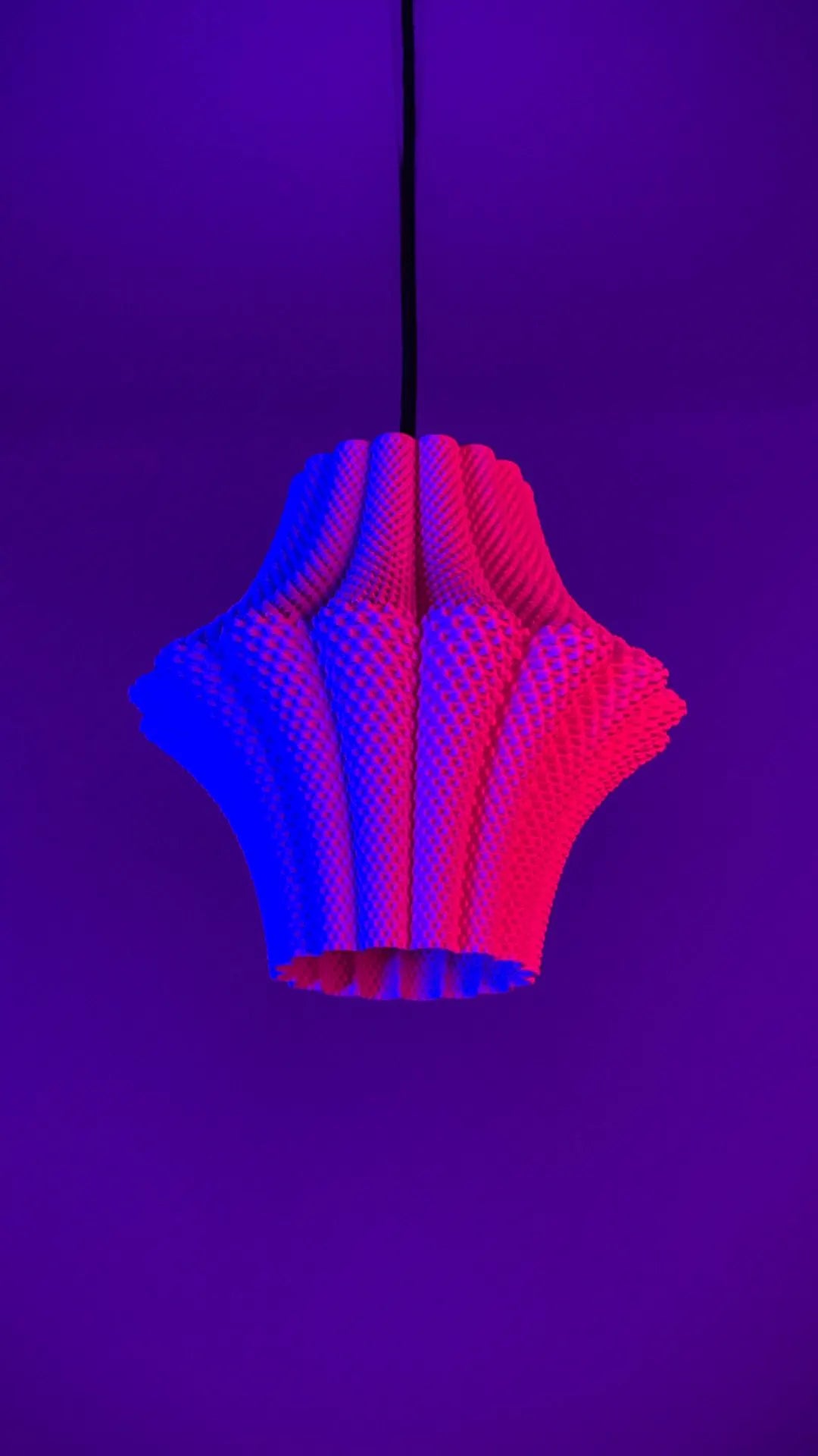 LARISA — Sculptural Pendant Lamp Shade | Plug-In Option by Lunfardo