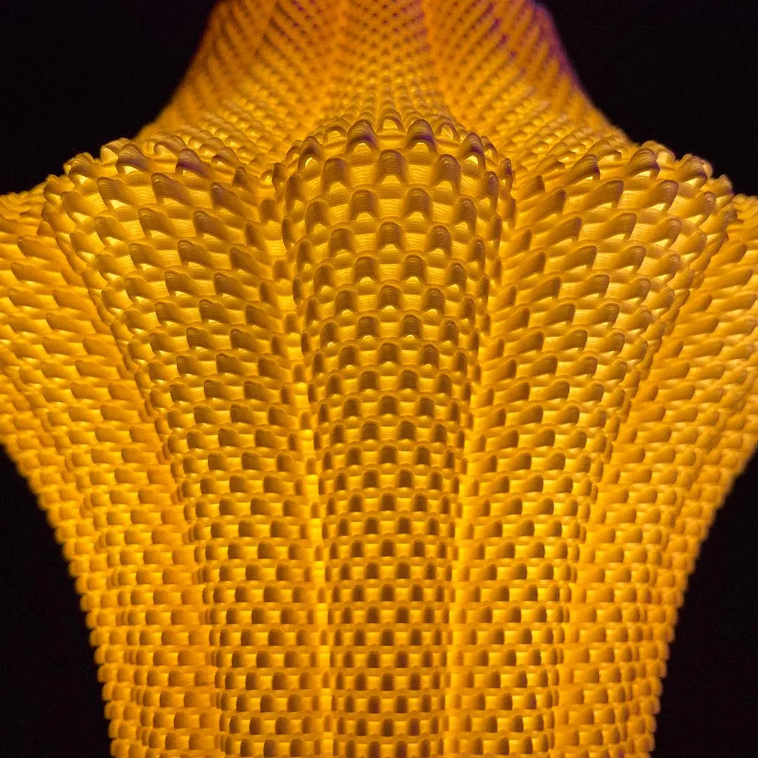 LARISA — Sculptural Pendant Lamp Shade | Plug-In Option by Lunfardo