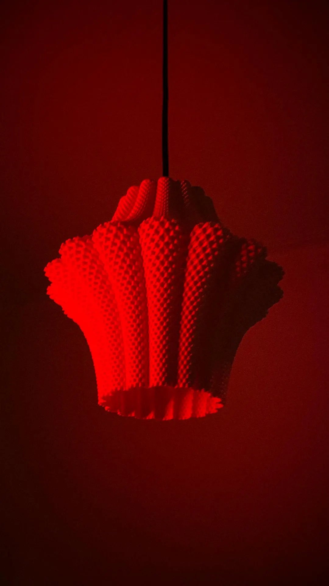 LARISA — Sculptural Pendant Lamp Shade | Plug-In Option by Lunfardo