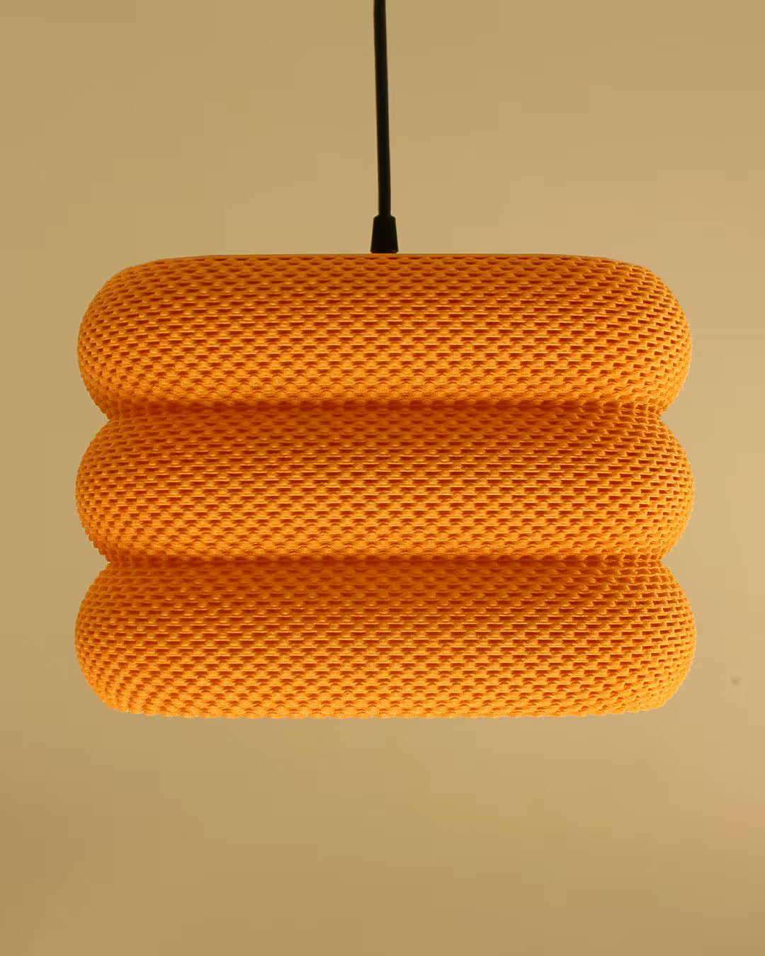 CLARA – Sculptural Plug-In Pendant Lamp | Modern 3D Printed Design by Lunfardo