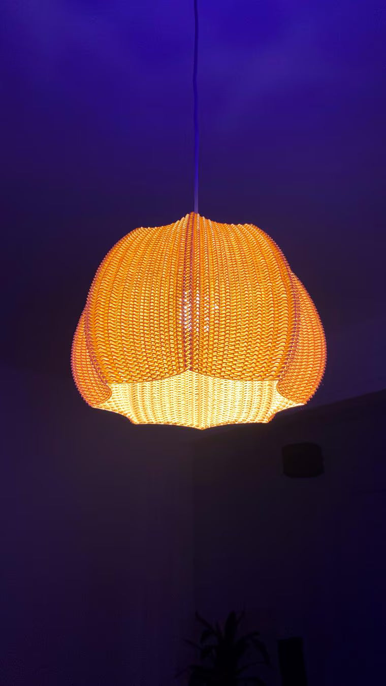 MARISA – Sculptural Pendant Shade with Plug-In Option | by Lunfardo