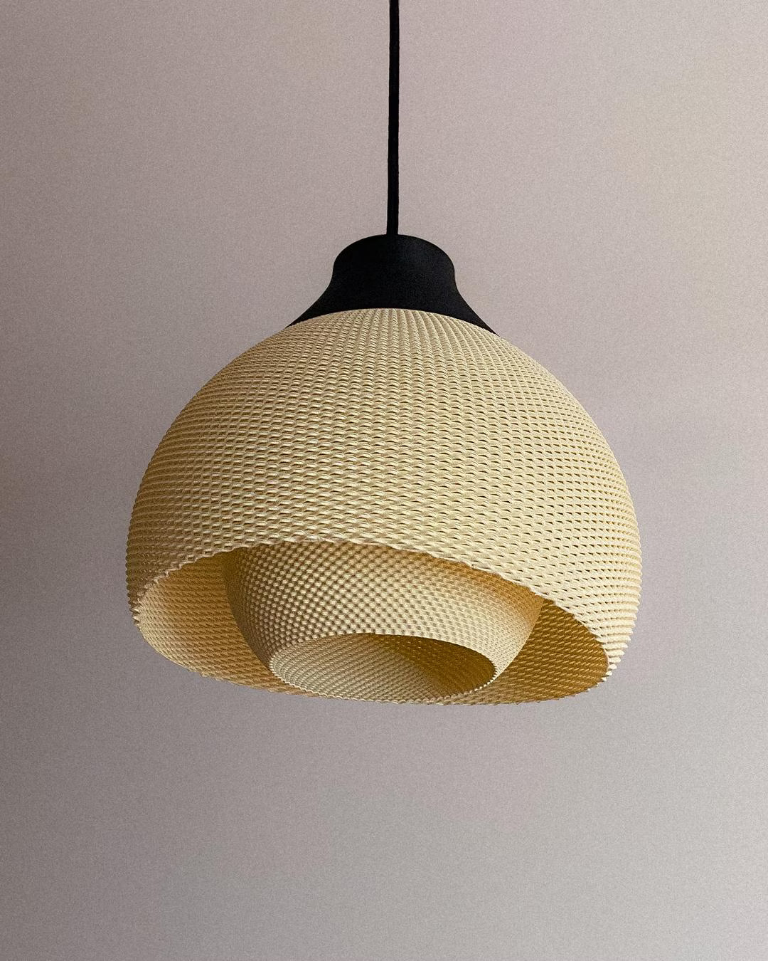 FIORE – Plug-In Sculptural Pendant Lamp  | Floral Modern Hanging Light by Lunfardo