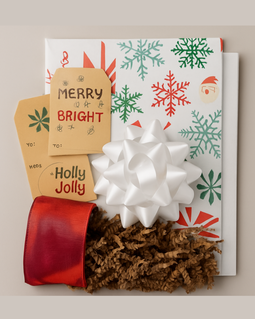 Holiday Gift Wrapping Kit – Premium Christmas Set