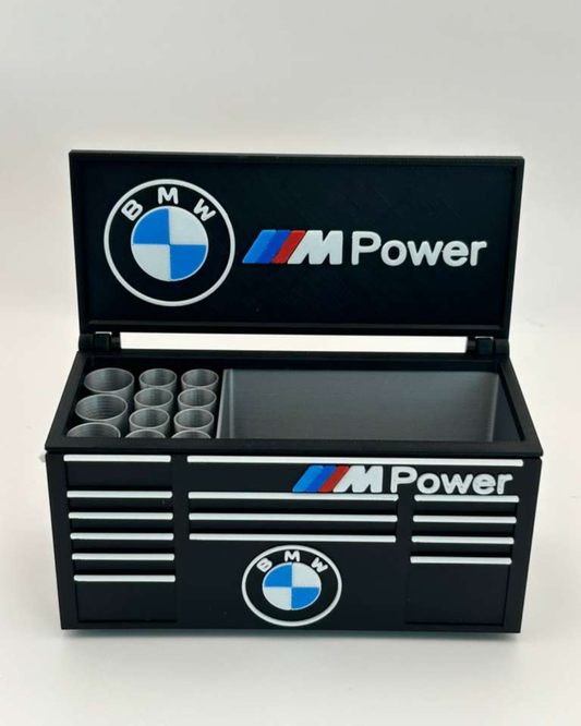 Motorsport Striped Pen Holder | 3D Printed Desk Organizer | Car Lover Gift